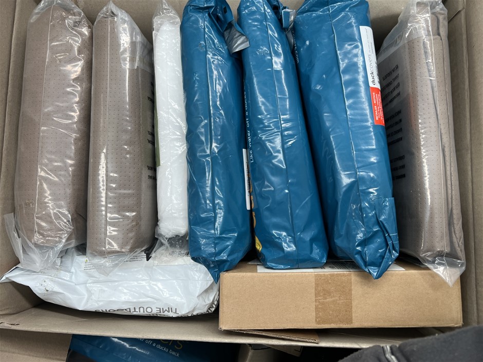 8 x Assorted patio Covers. NB: Photo as is. Some Not in Original Packaging,