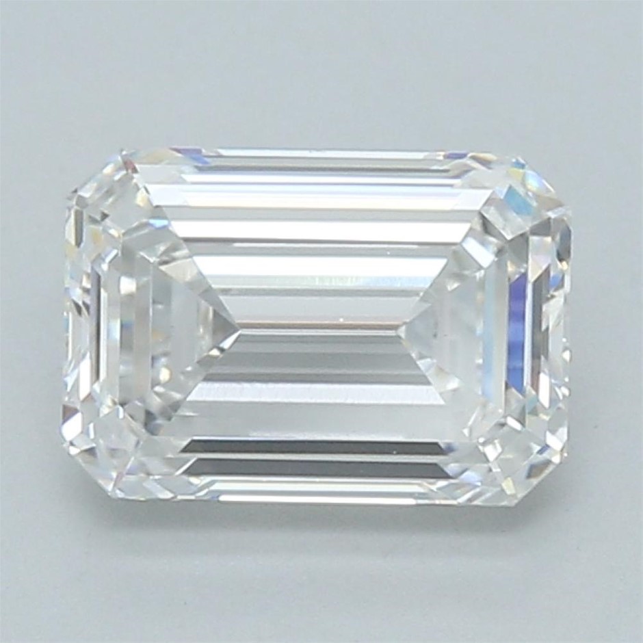 4.08 Carat Emerald Cut Diamond F/VS1
