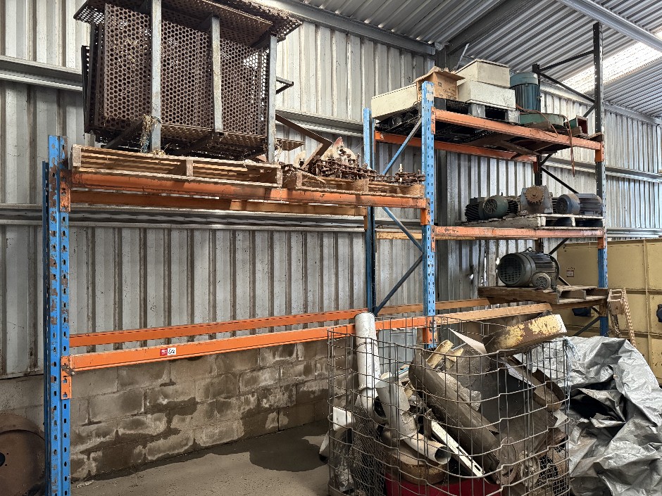 <p>2 x Bays Of Pallet Racking And Contents</p>