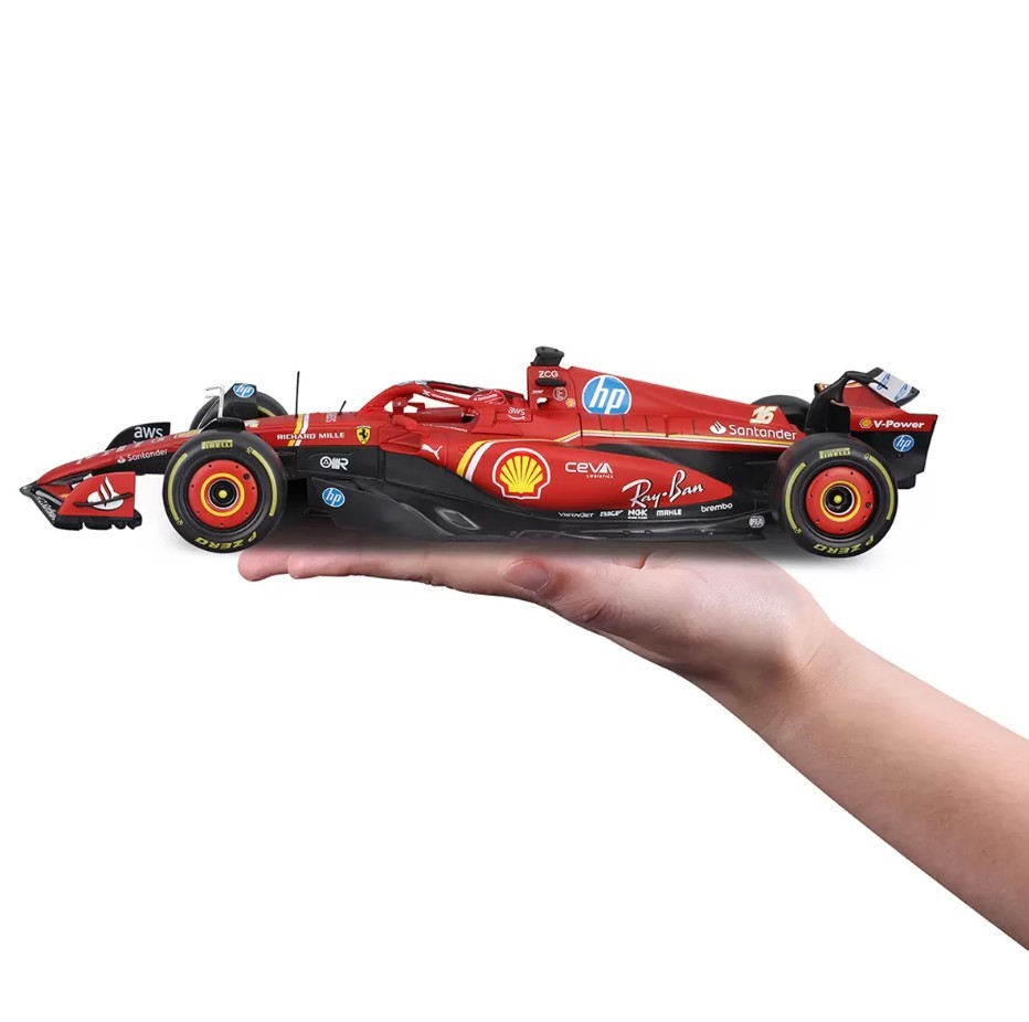 MAISTO 1:18 Scale Formula 1 Diecast Cars Ferrari SF-24, 2024 Charles Lecler