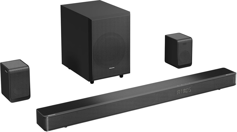 Hisense AX Series 5.1.2 Ch 420W Soundbar with Wireless Subwoofer & Wireless