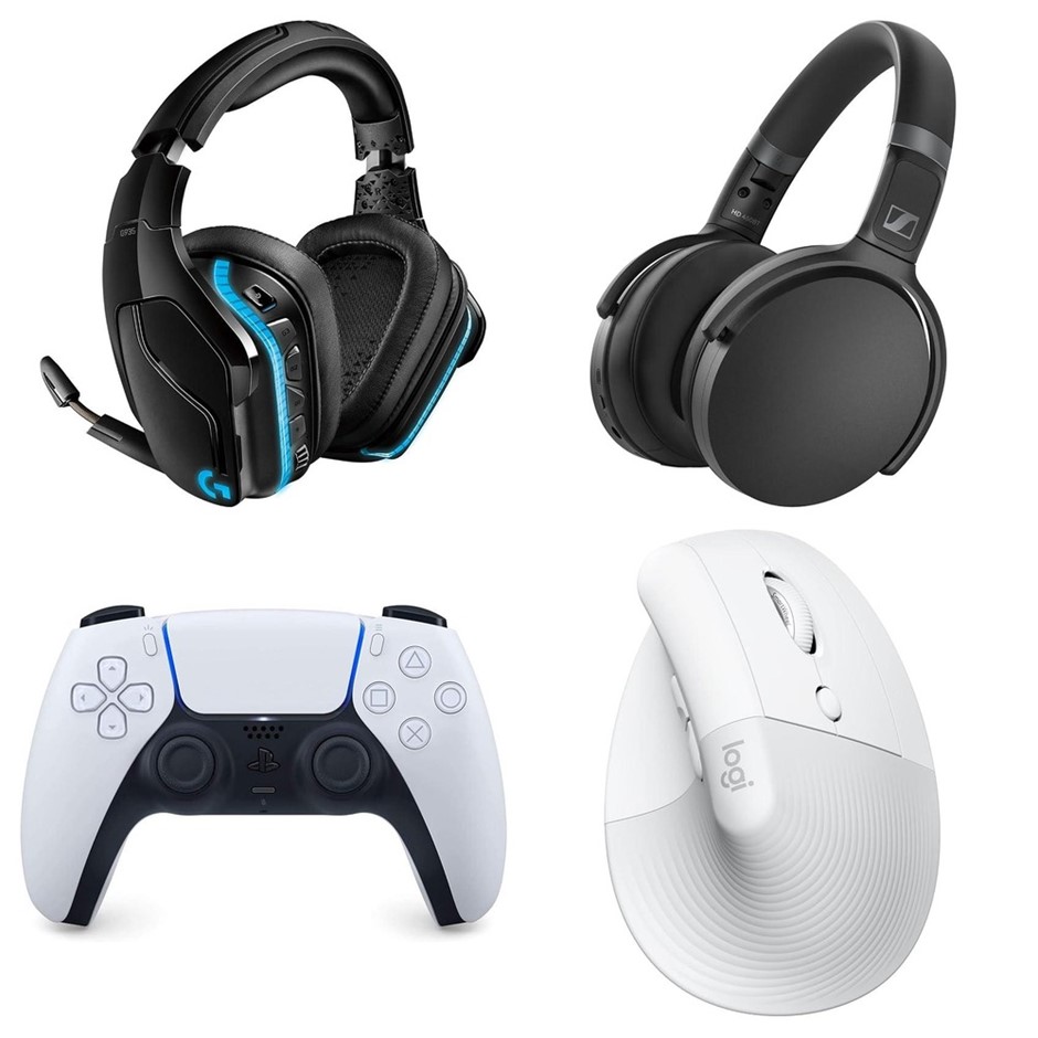 4 x Wireless Gaming Accessories. 1 x LOGITECH G935 Wireless Surround Sound