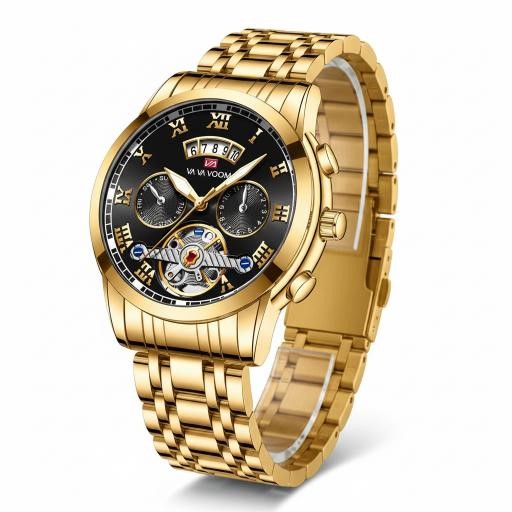 Jewelz Merchants Men’s Gold-Tone Multi-Dial Watch – Father’s Day