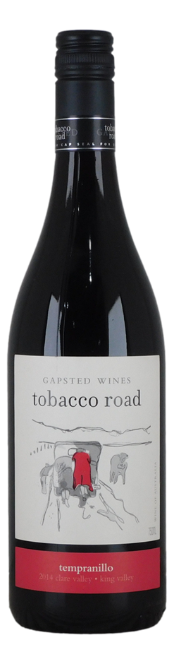 Gapsted Wines Tobacco Road Tempranillo 2014 (8x 750mL), Clare Valley.