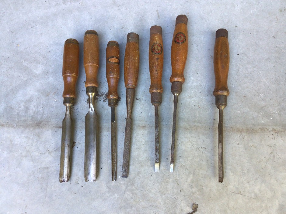 Titan Wood Chisels, Qty x7