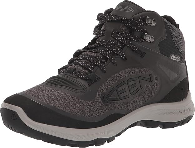 KEEN Women's Terradora Flex Mid WP Boots, Size US9 / EU39.5, Black/Steel Gr