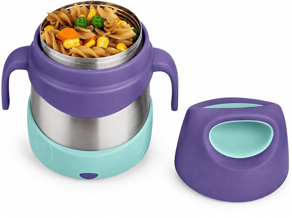 b.Box Insulated Food Jar for Kids, 335ml/11oz Stainless Steel Toddler Lunch