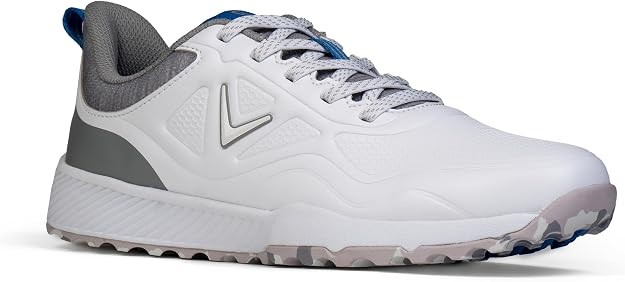 Callaway M422 GORE-TEX® Spikeless Golf Shoes, WH/GRY MM, US11.5/UK10.5
