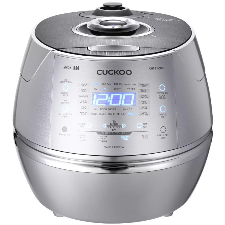 CUCKOO IH Electric Pressure Rice Cooker 10 Cups, Made In Korea, Model CRP-C