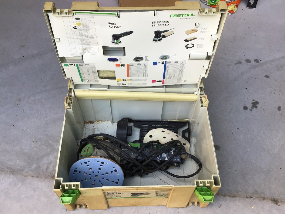 Festool Eccentric Sander.