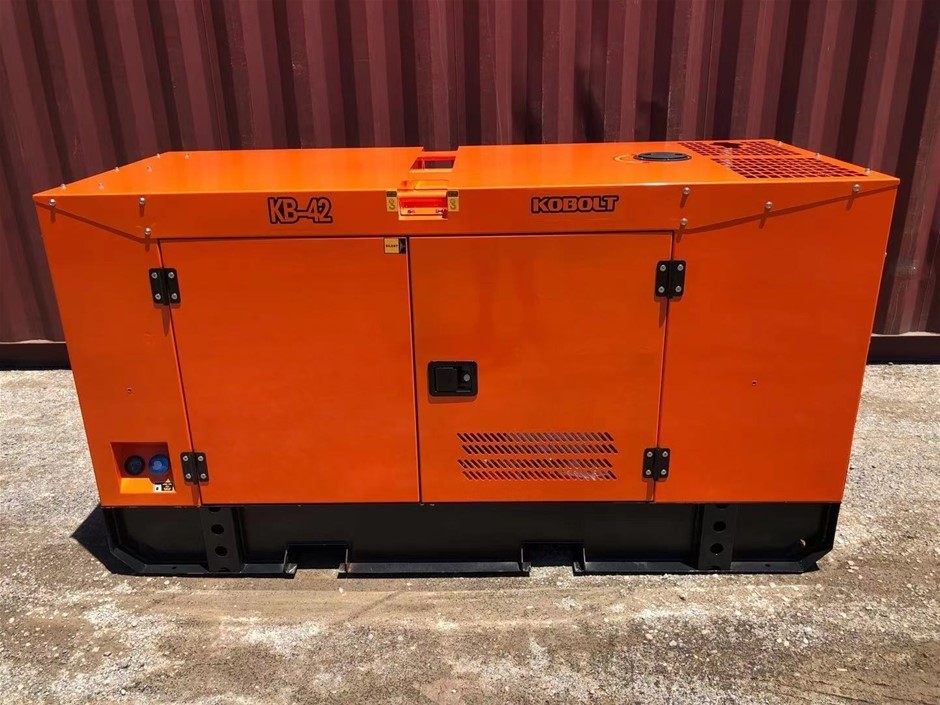 <p>2026 KOBOLT KB42 Silenced 40 kVA Generator (Unused)</p>