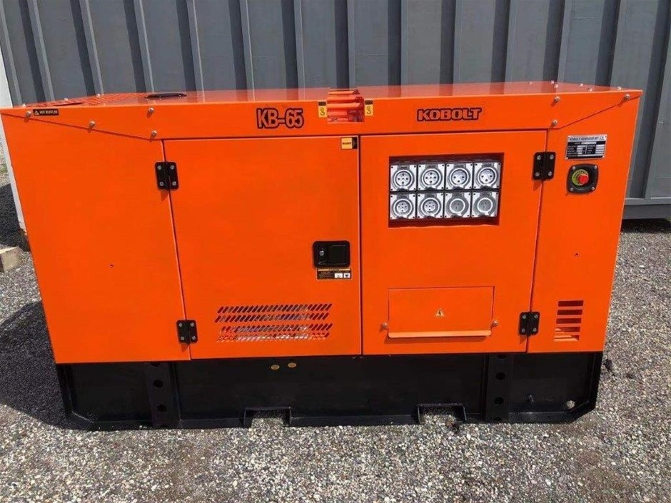 2026 KOBOLT KB65 Silenced 60 kVA Generator (Unused)