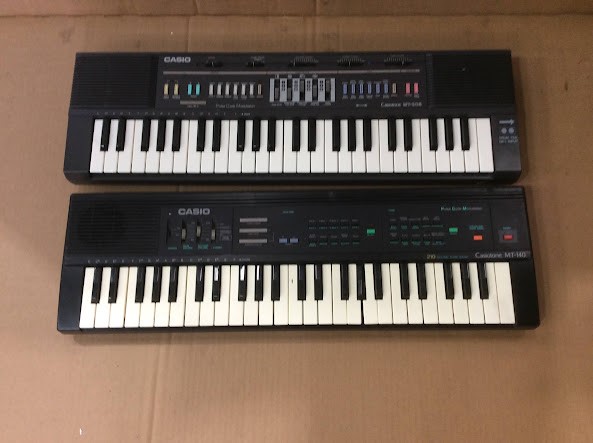 Casio Casiotone MT-205&MT-140 Electric Keyboard (Lot of 2)
