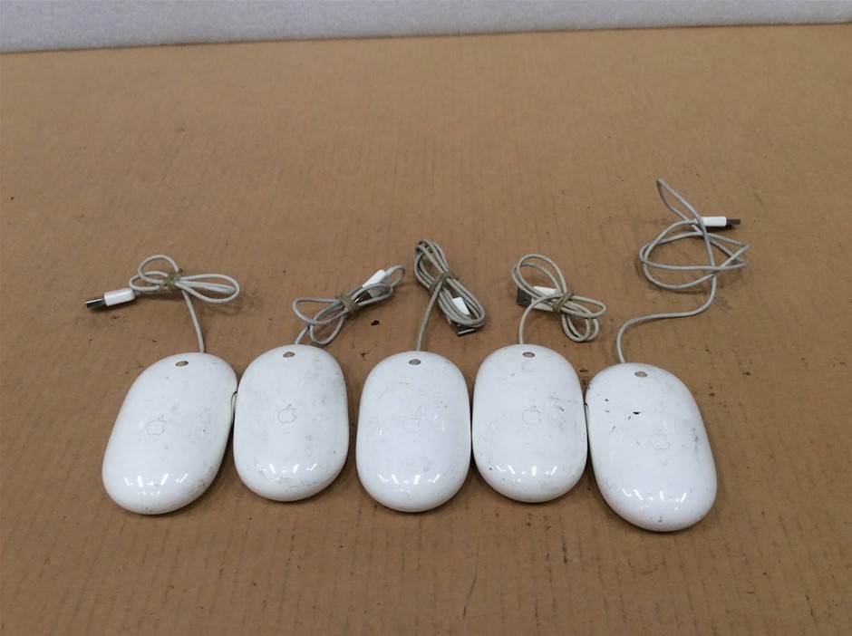 Apple A1152 Mighty Mouse (Lot of 5)