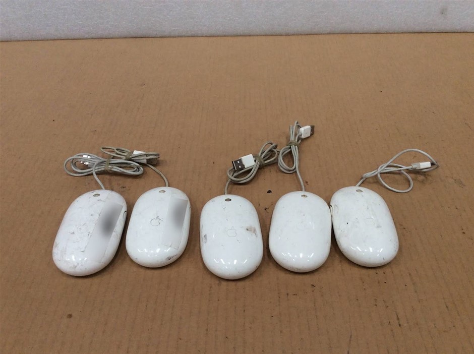 Apple A1152 Mighty Mouse (Lot of 5)