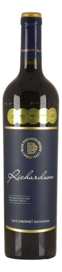 Blue Pyrenees Estate Richardson Cab Sauvignon 2018 (1x 750mL), VIC.