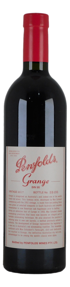 Penfolds Bin 95 Grange 2017 (1x 750mL), SA.