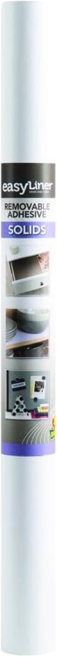 2 x DUCK EasyLiner Adhesive Surfaces, 50.8 cm x 457.2 cm, White.