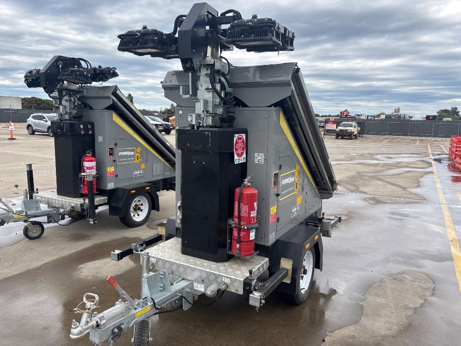 2023 Powerlink world SL60K Single Axle Solar Lighting Tower