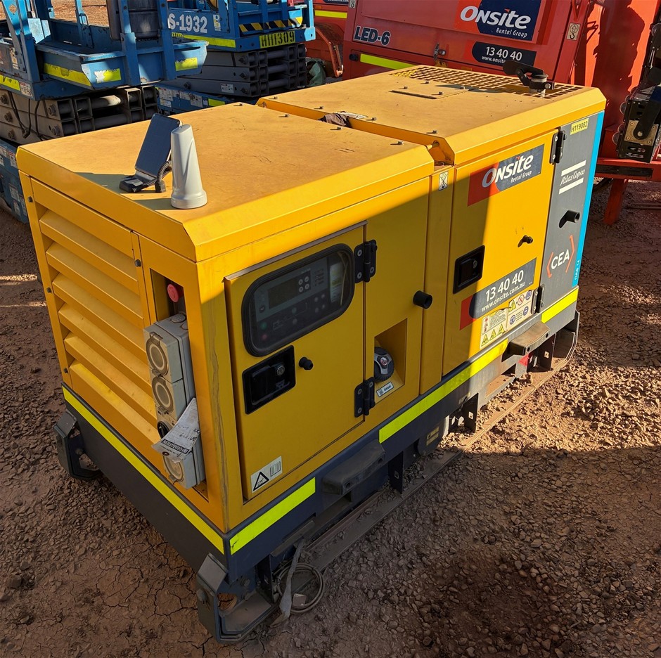 Atlas Copco QAS14 Generator - Diesel - 14kva - Karratha