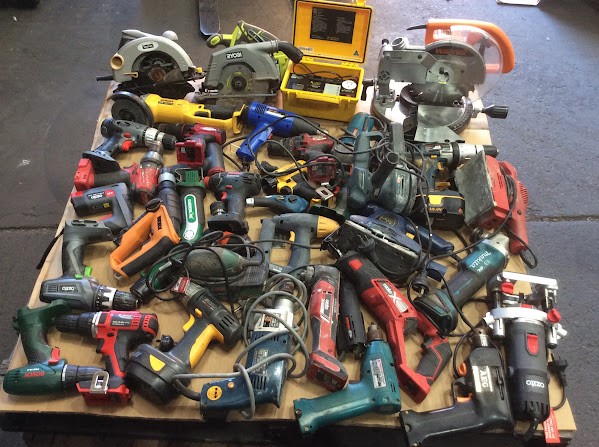 Bosch/Ryobi/Ozito Mixed Brand and Model Electric Drill/Power Tools