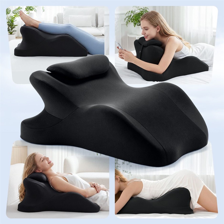 Ergonomic Memory Foam Wedge Pillow Multi-Position Body Cushion