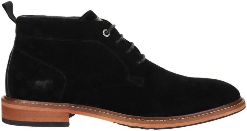 Wild Rhino Men's Clapton Desert Boot Black Suede EU46