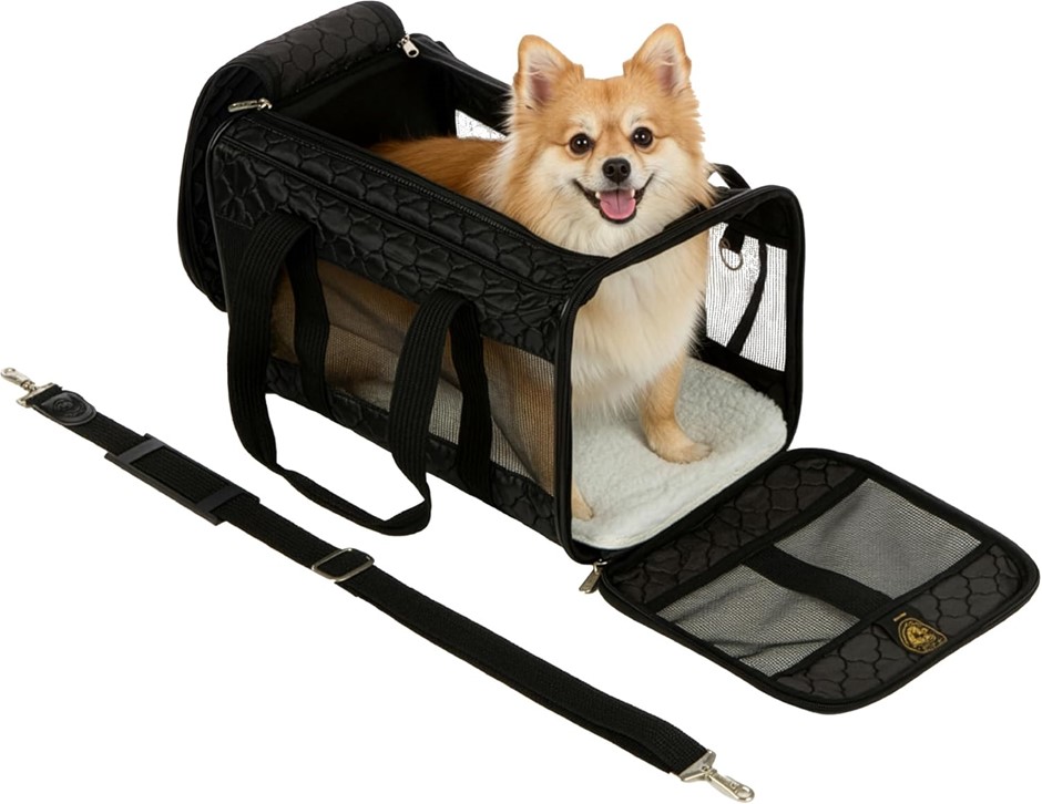 SHERPA Original Deluxe Travel Pet Carrier, Airline Approved & Guaranteed On