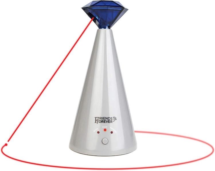 Friends Forever Interactive Laser Cat Toy - Automatic Rotating Laser Pointe