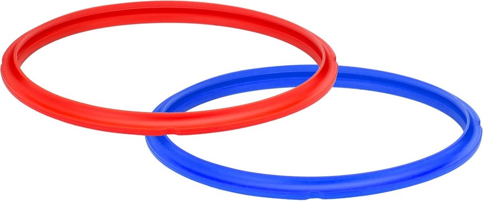 Instant Pot Genuine Silicone Sealing Ring 2 Pack, Red and Blue, 3L