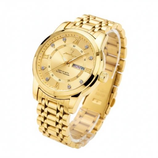 Luxury Full Gold Men's Watch – Premium Gift Box Edition