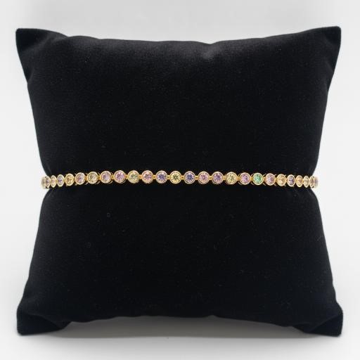 22K/Italy Gold Bonded Bracelet -(stamped 22K/Italy)