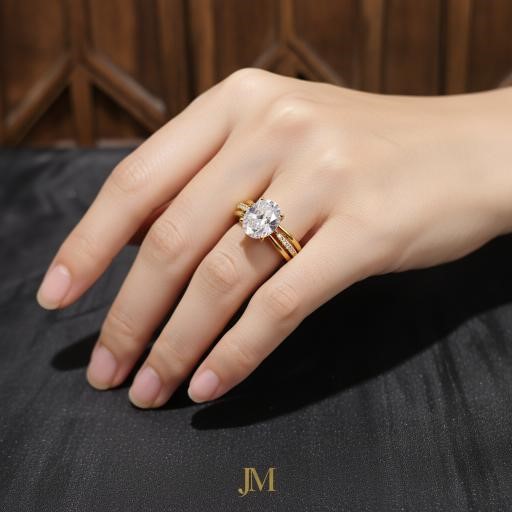 22K/Italy Gold Bonded Ring(stamped 22K/Italy)Warranty Quality-7 US