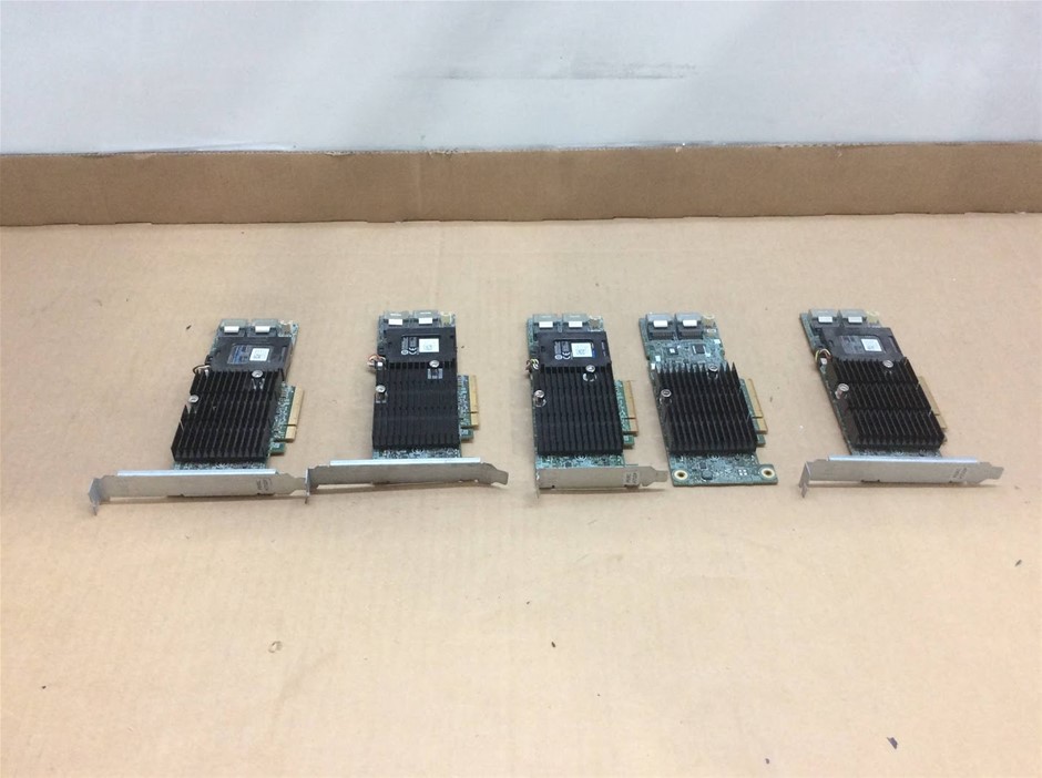 Mixed Brand RAID Controller Cards (Lot of 5)
