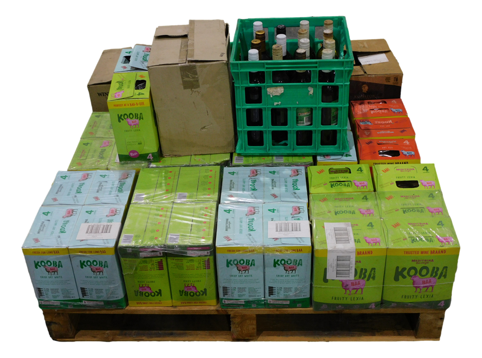 NSW P/UP ONLY - Plt of assorted cask and bottles wines (41x 4L + 21x 750mL)