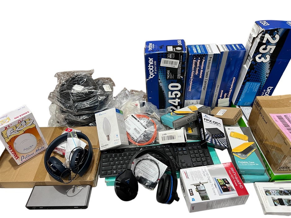Assorted Electronics & Accessories. (Big Box) NB: Products Are Untested/Con