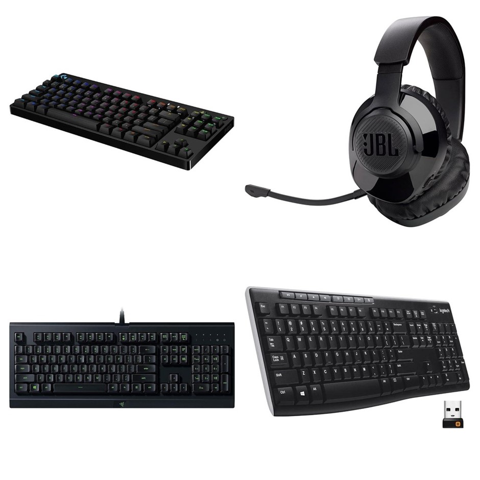 4 x Gaming Accessories. RRP -$500. 1 x Logitech G PRO X Gaming Keyboard. 1
