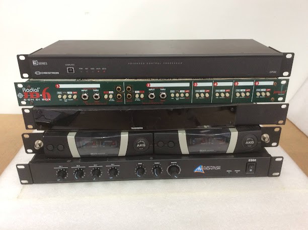 Australian Monitor ES60 Amplifier&AKG PS 4000 W Power Splitter(Lot of 5)