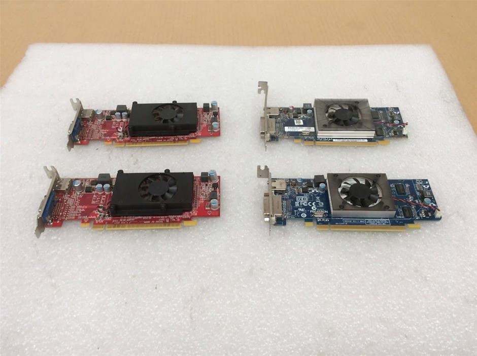 Mixed Brand PCIe Graphics Cards (Lot of 4)