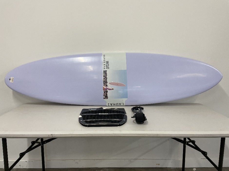6’8” MF X Laura Enever Sun Beam Surf Board & Accessories