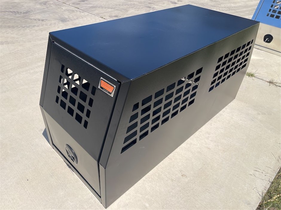 Heavy Duty Black Dog Box for Ute(Unused)