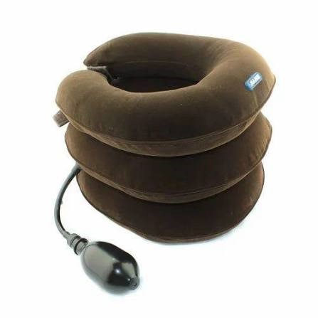 Three Layer Neck Braces Inflatable Pillow Device Tractors for Cervical Spin
