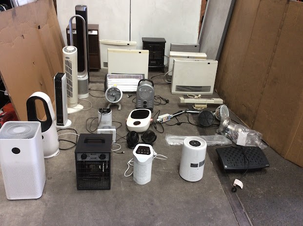 Mixed Brand and Model Heaters/Fans/Heat Lamps/Heating Cooling Appliances