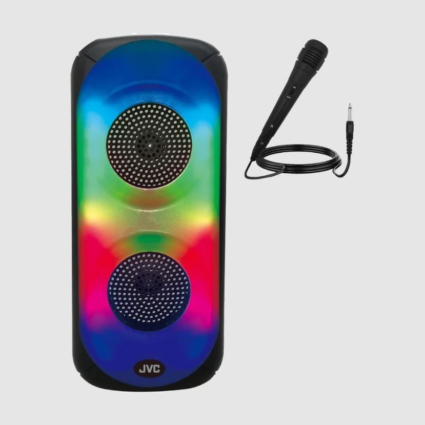 JVC Party Speaker with Lightshow - Black NB: Mic not working <b>Important N