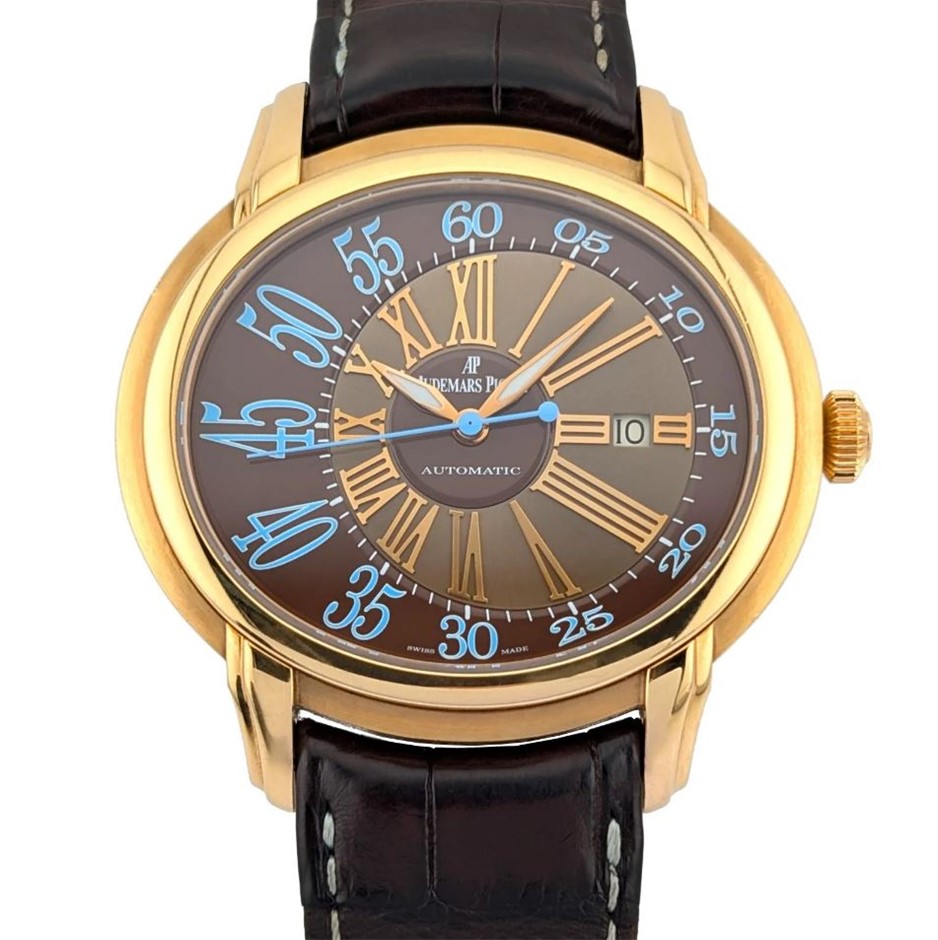AUDEMARS PIGUET MILLENARY AUTO 45MM 18K PINK GOLD 15320OR.OO.D095CR.01