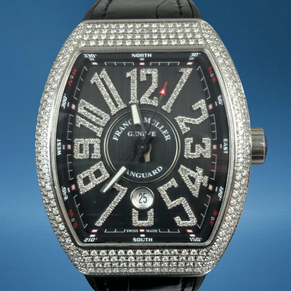 FRANCK MULLER V45 45MM STAINLESS STEEL V45 SC DT