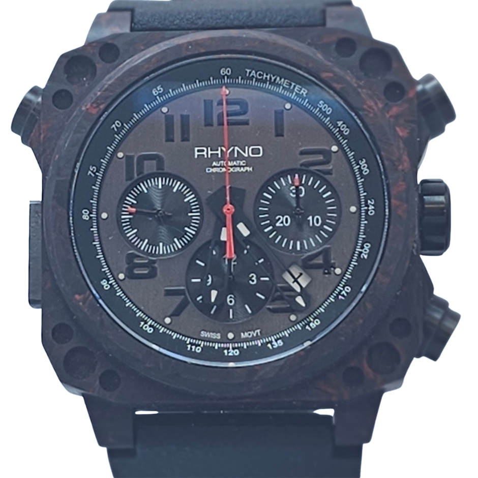 Rhyno Rubicon RFC-319 Forged Carbon Ltd. Edition Chronograph 45mm BXP COA