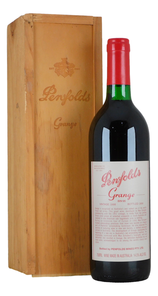 Penfolds Bin 95 Grange 1998 (1x 750mL) SA.
