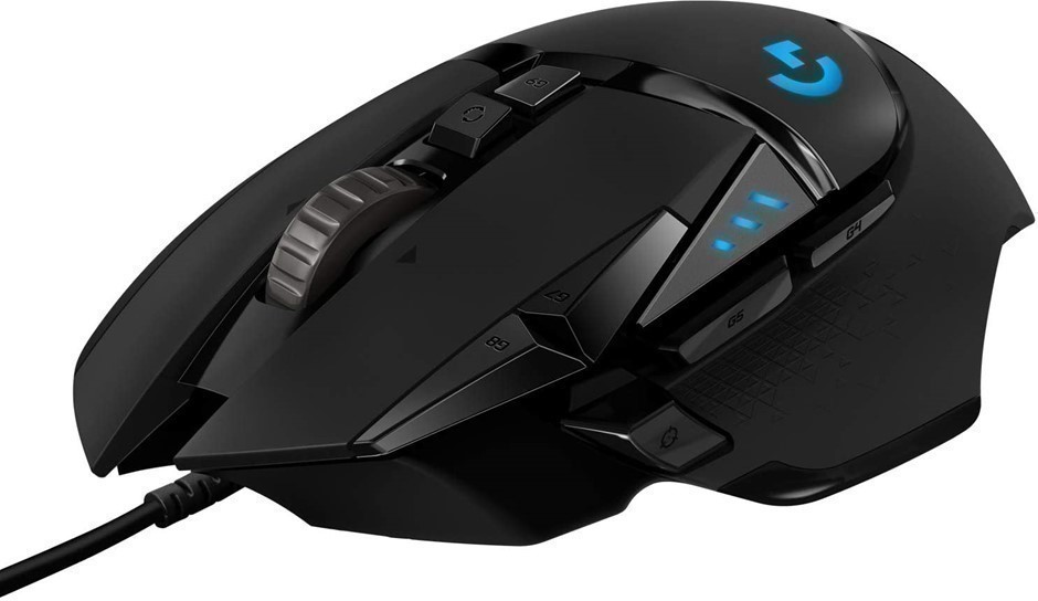 LOGITECH G G502 Hero High Performance Gaming Mouse, Lightsync RGB Lighting,