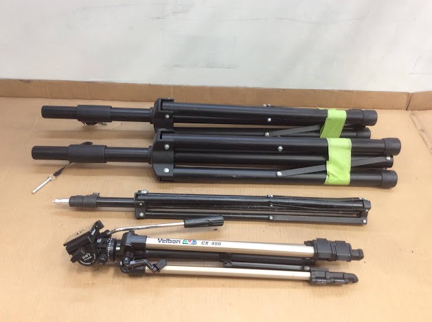 Velbon CX-480 Mixed Brand and Model Tripod (Lot of 4)